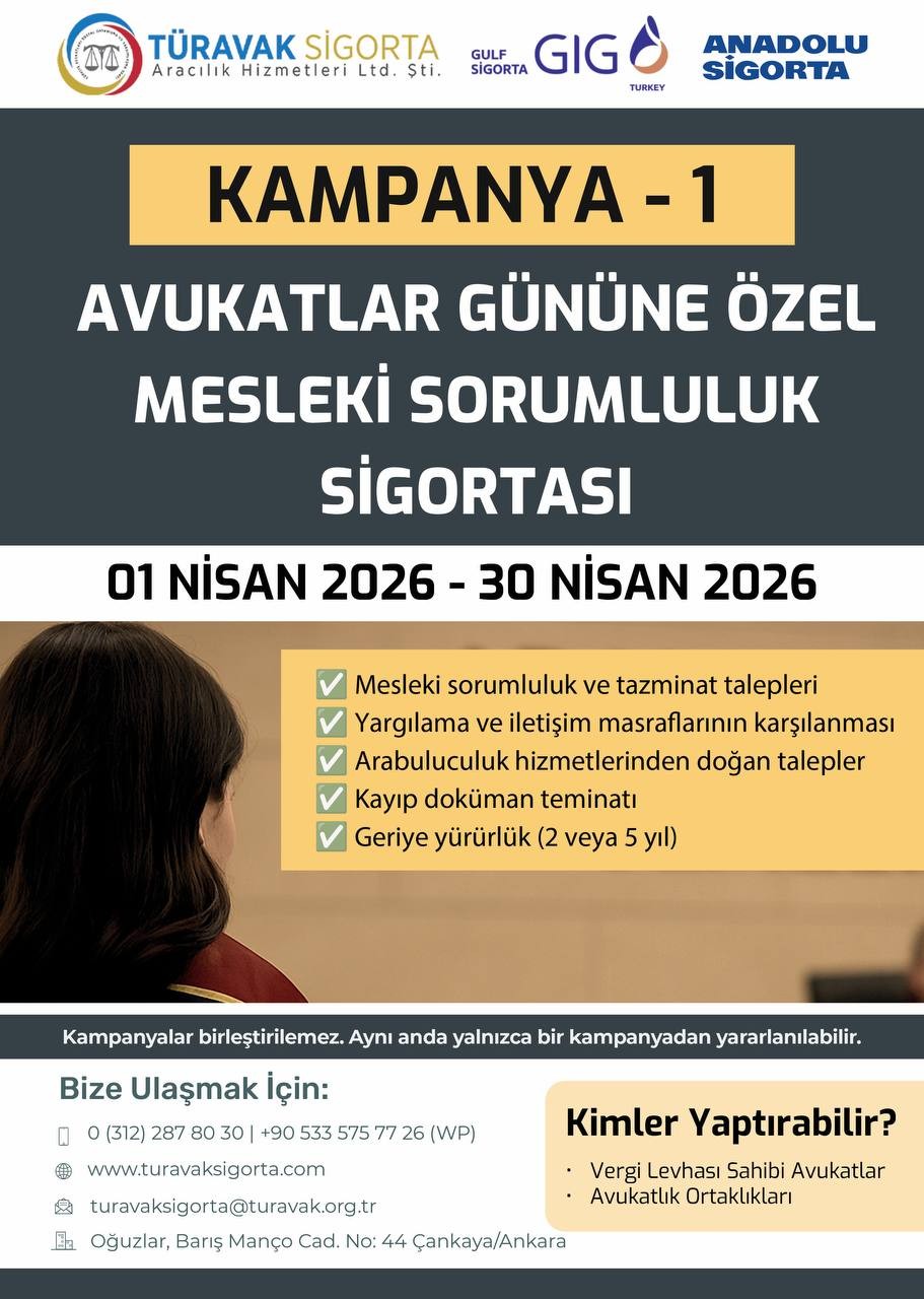 Avukatlar Gününe Özel Mesleki Sorumluluk Sigortası